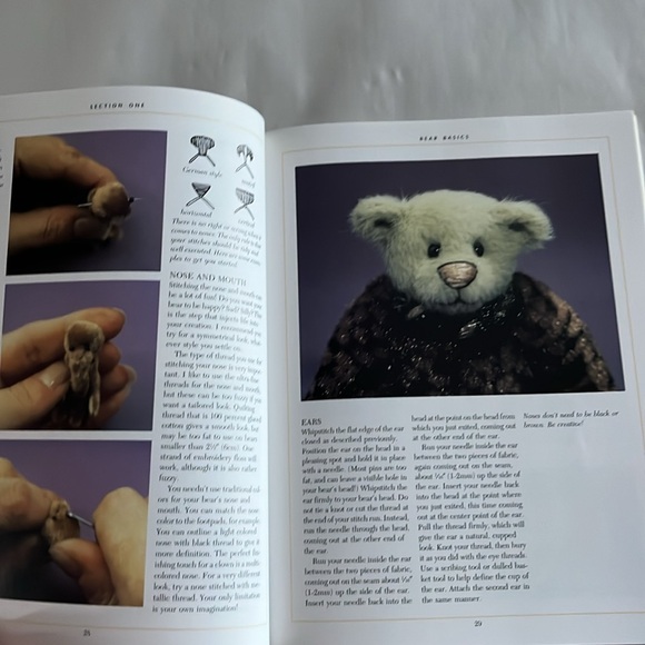 NWT Teddy Bears How to Make Enchanting Miniature BOOK Debbie Kesling 1997 - Picture 9 of 17